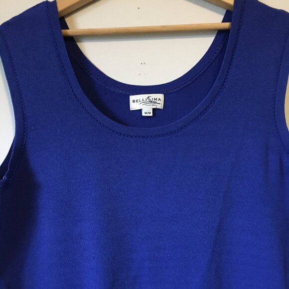 Vintage Bellissima Phthalo Blue Tank Top - Picture 3 of 12